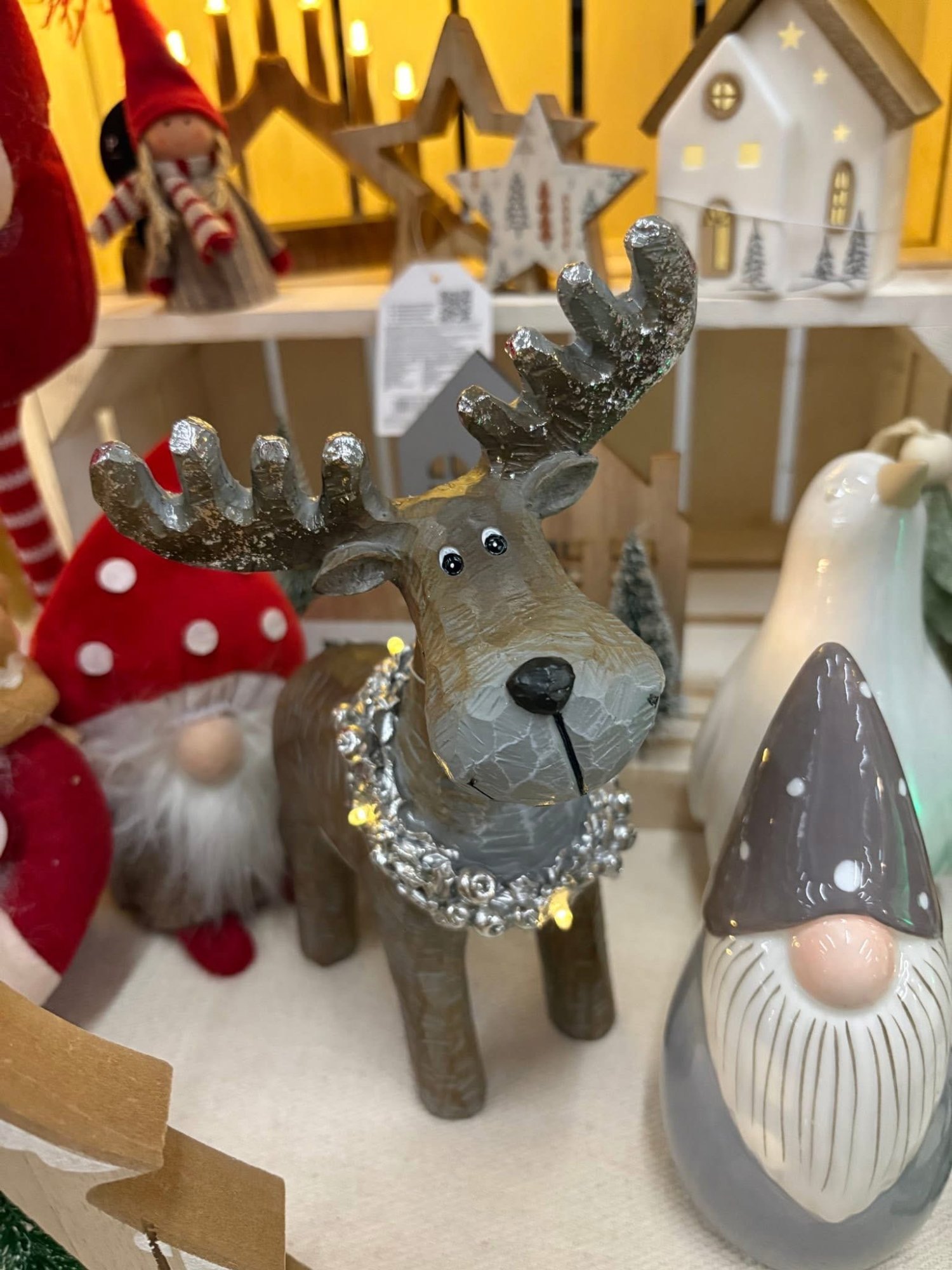 Light up reindeer ornament