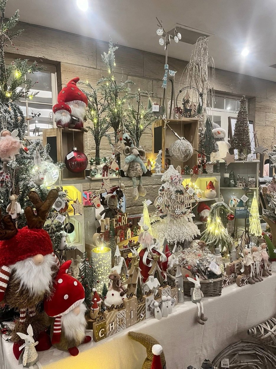Pure Island Gifts stall at a Christmas fair